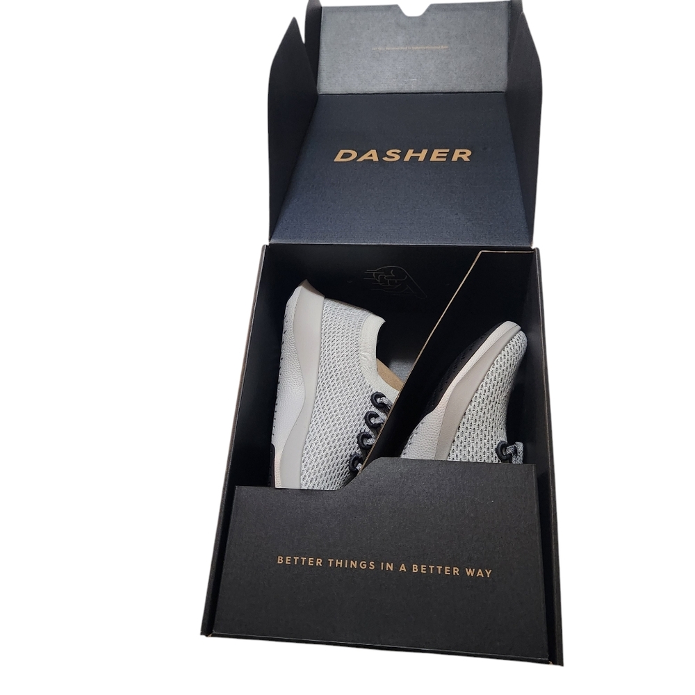 NWT Allbirds Tree Dashers in Quartz(Light Grey) Mens Size 12.5